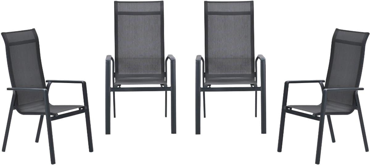 garden impressions osaka stapelbare tuinstoelen set van 4