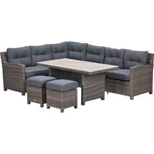 Garden Impressions Seagull lounge-diningset - links - havanna sand