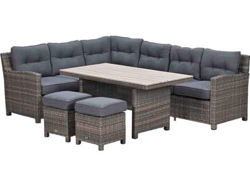 Garden Impressions Seagull lounge-diningset - links - havanna sand