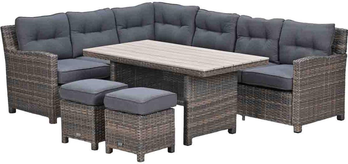 garden impressions seagull lounge diningset links havanna sand