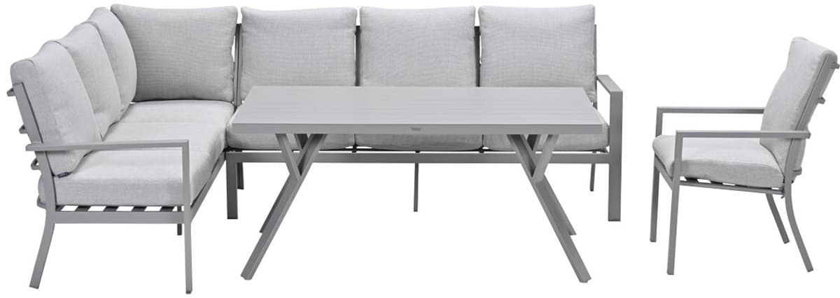 garden impressions senja lounge dining set 4 delig links incl. stoel