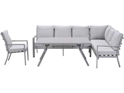 Garden Impressions Senja lounge dining set 4-delig rechts incl. stoel
