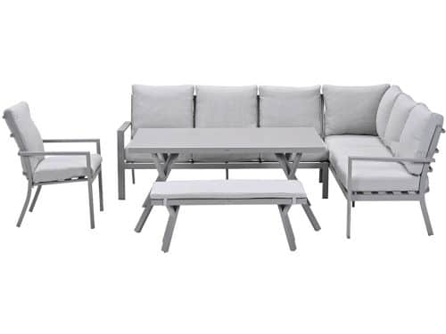 Garden Impressions Senja lounge dining set 5-delig rechts incl. stoel