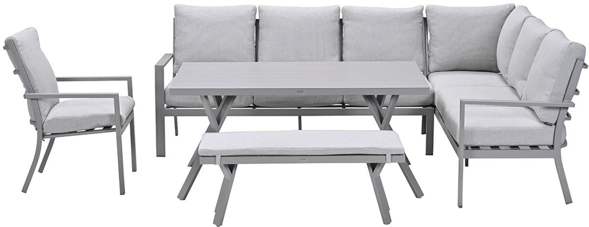 garden impressions senja lounge dining set 5 delig rechts incl. stoel