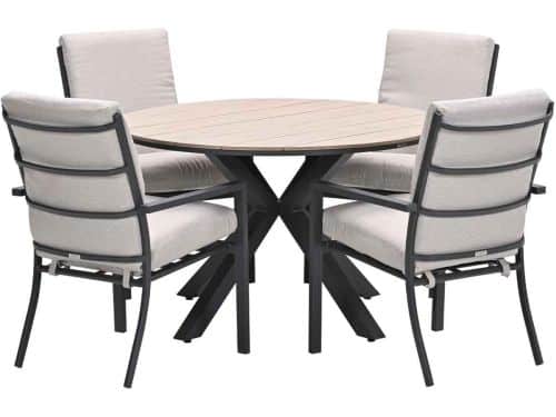 Garden Impressions Senja tuinset 5-delig desert sand - Tulli tuintafel