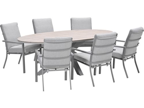 Garden Impressions Senja tuinset 7-delig valley sand - Tulli tuintafel