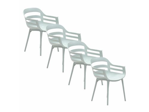 Garden Impressions Sunny tuinstoel olijf - 4 stuks