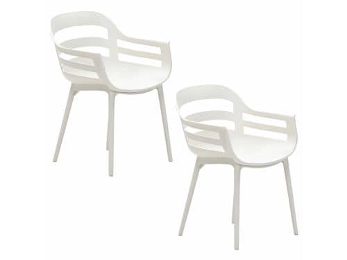 Garden Impressions Sunny tuinstoel zand - 2 stuks