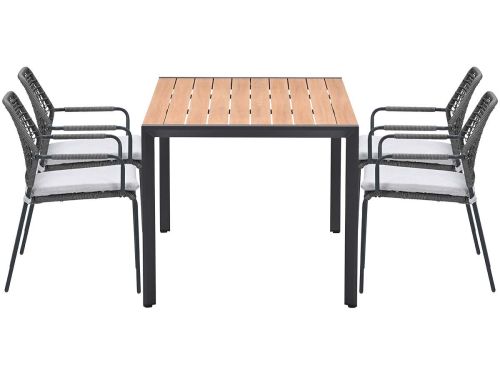Garden Impressions Swifty tuinstoelen 4 stuks + Felini tafel 160