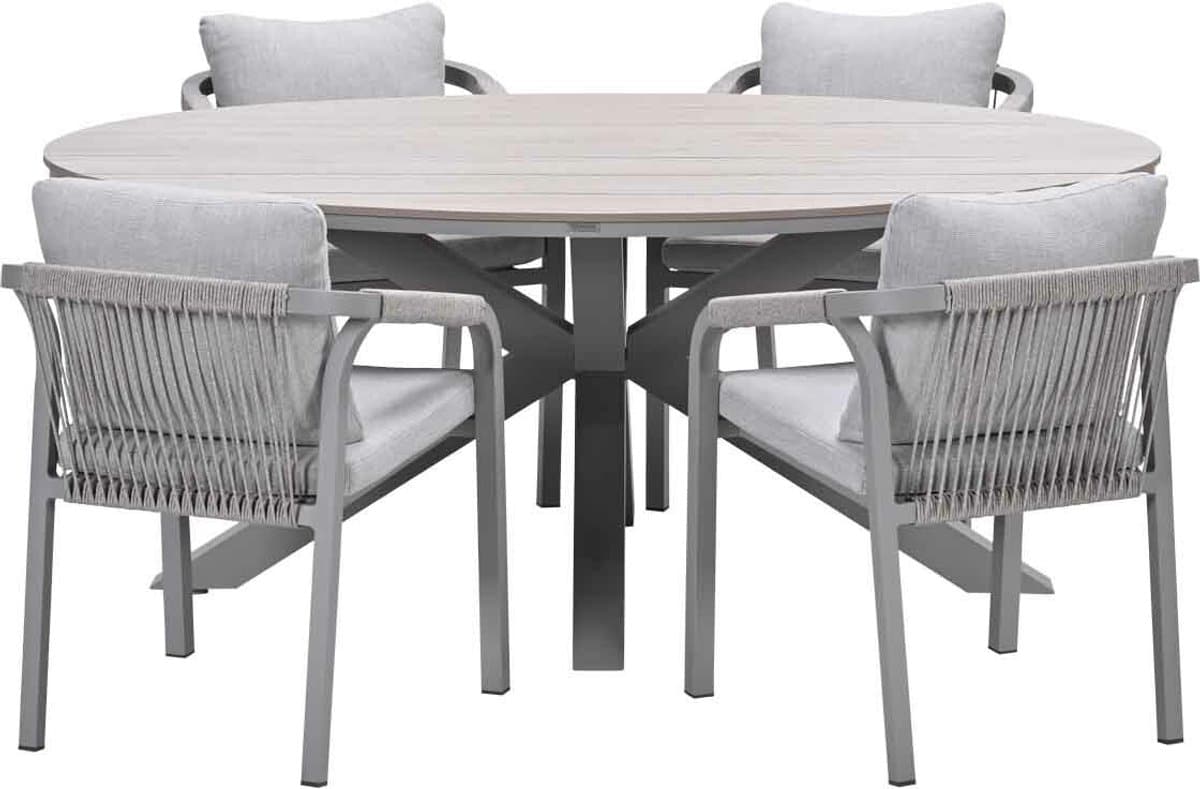 garden impressions tarera tuinset 5 delig dakar sand tulli tuintafel