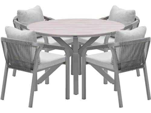 Garden Impressions Tarera tuinset 5-delig dakar sand - Tulli tuintafel