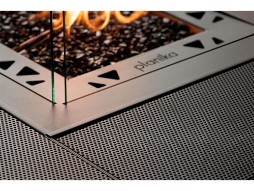 Gas-Tafelhaard Depauwonen - Vierkante Outdoor Vuurtafel met Afdekking, Verwijderbare Bladen