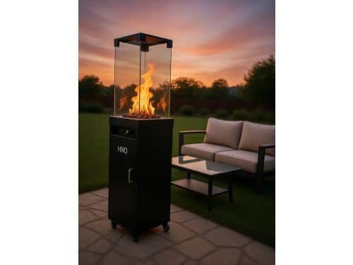Gas Terrasverwarmer 36x36x150 cm - 5,5 kW Vrijstaand & Draagbaar