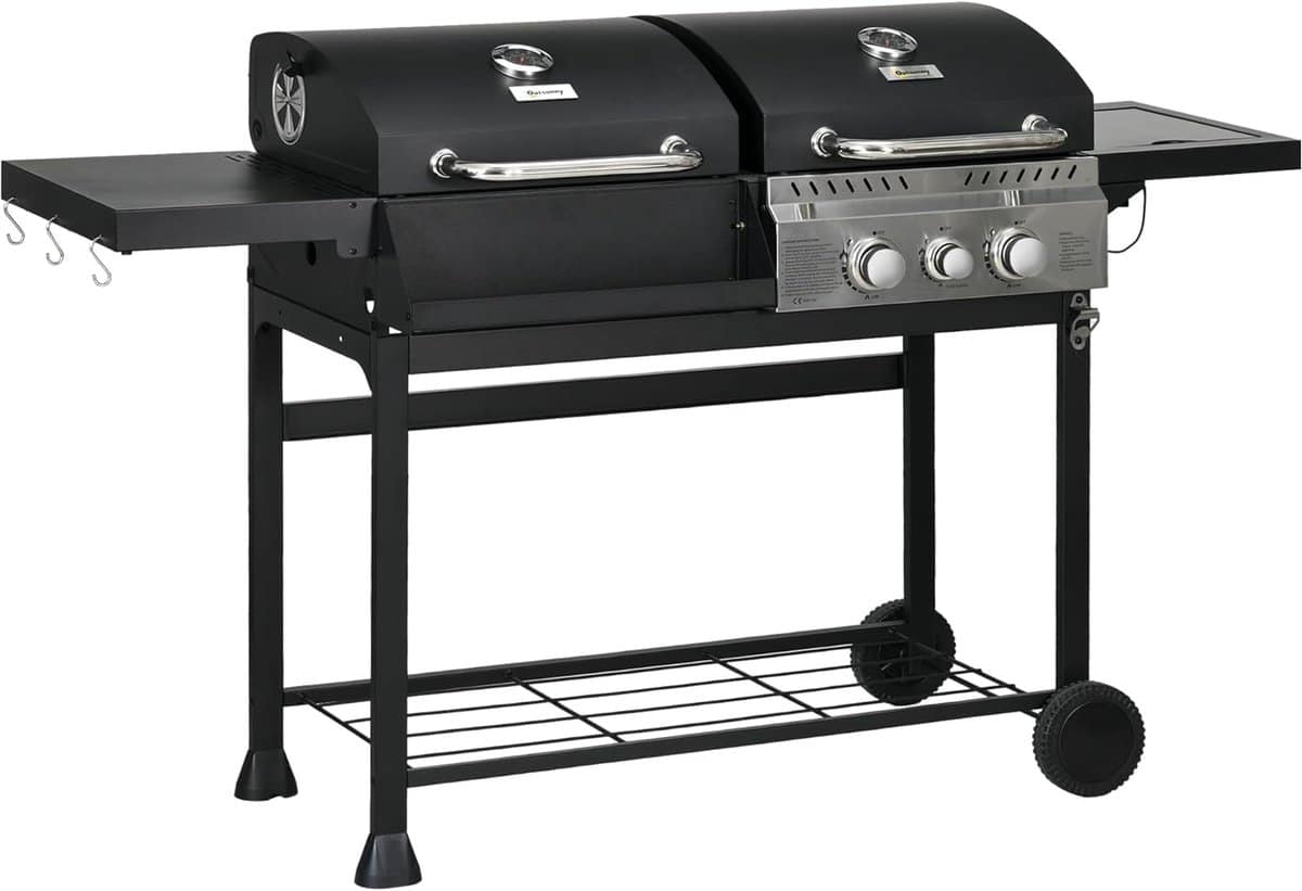 gasbarbecue houtskoolbarbecue buitenkeuken camping bbq grillwagen
