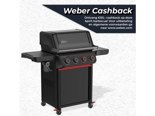 Gasbarbecue Weber spirit epx-435r stealth met draaispit