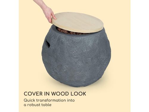 Gashaard & Vuurschaal Depauwonen Andros - Outdoor Vuurtafel & Warmtestraler