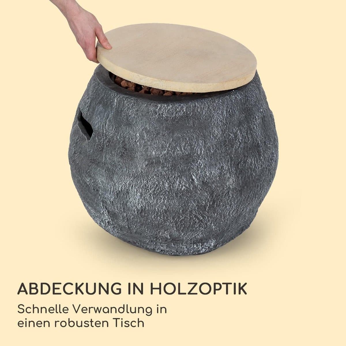 gashaard & vuurtafel depauwonen andros luxe vuurschaal & buitenhaard