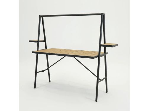 Genua Bartafel antraciet 221x80.5x181cm