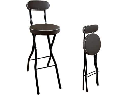 Gevoerde Barkruk - Opvouwbare Kruk - Keuken en Tuin