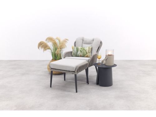 GI Andorra/Velora loungestoel set - Taupe/Zand