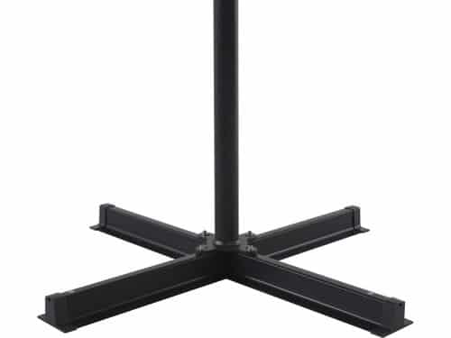 Gigantische XXL Zweefparasol 500 cm - Antraciet Design & UV