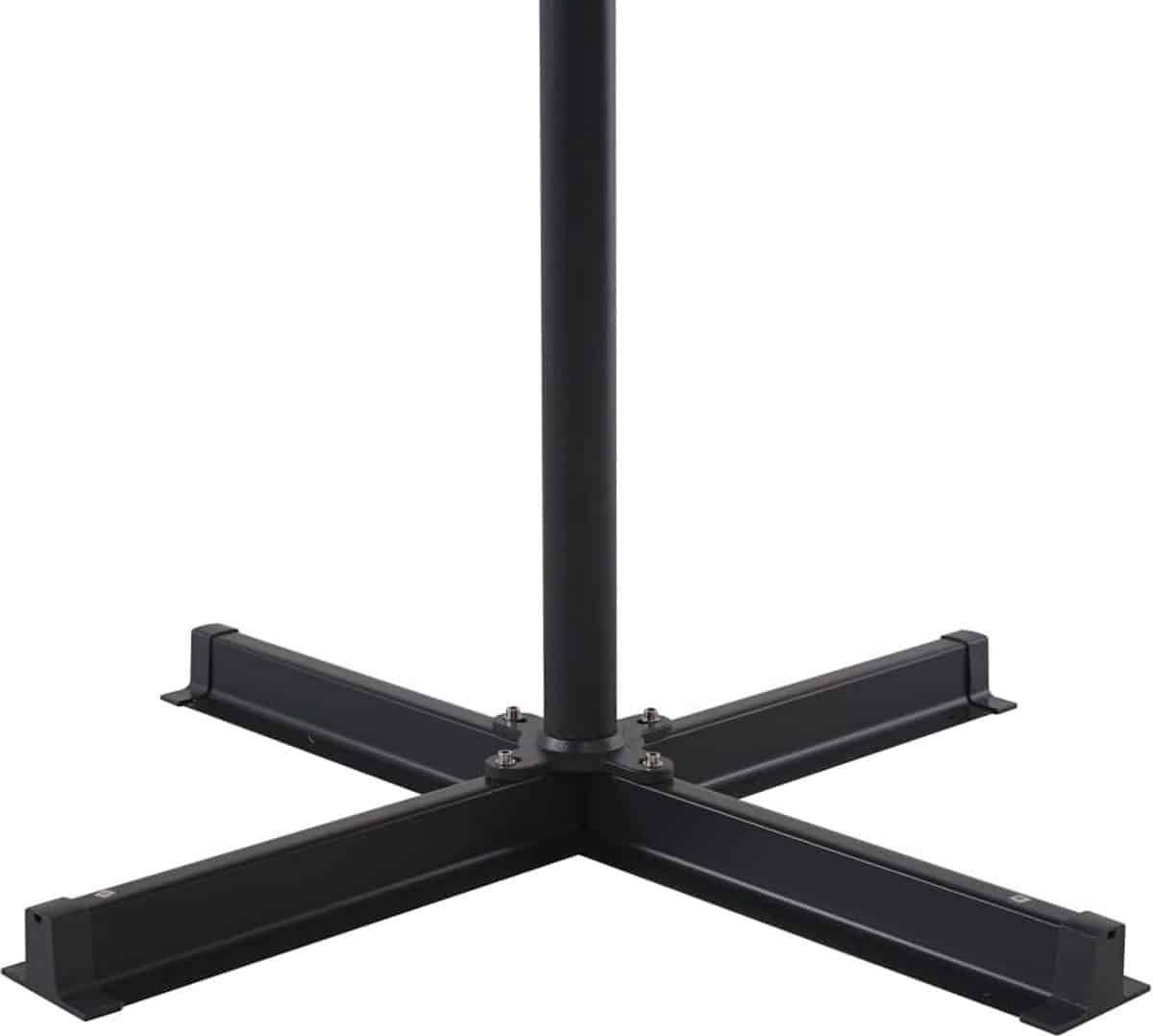 gigantische xxl zweefparasol 500 cm antraciet design & uv