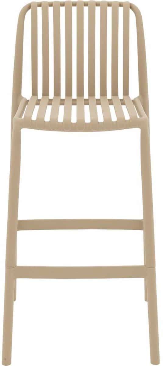 goossens barstoel lygeke kunststof bruin 50 x