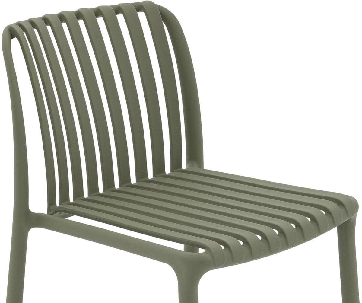 goossens barstoel lygeke kunststof groen 50 x