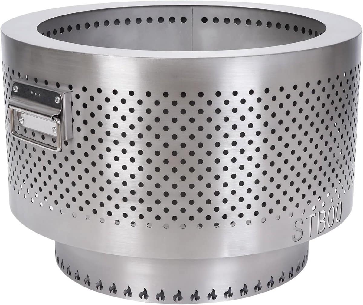 grote draagbare vuurplaats voor buiten 20 inch buitenhaard van