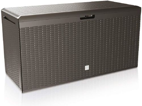 Grote Opbergbox 290L voor Buiten - Tuinbox met Wielen en