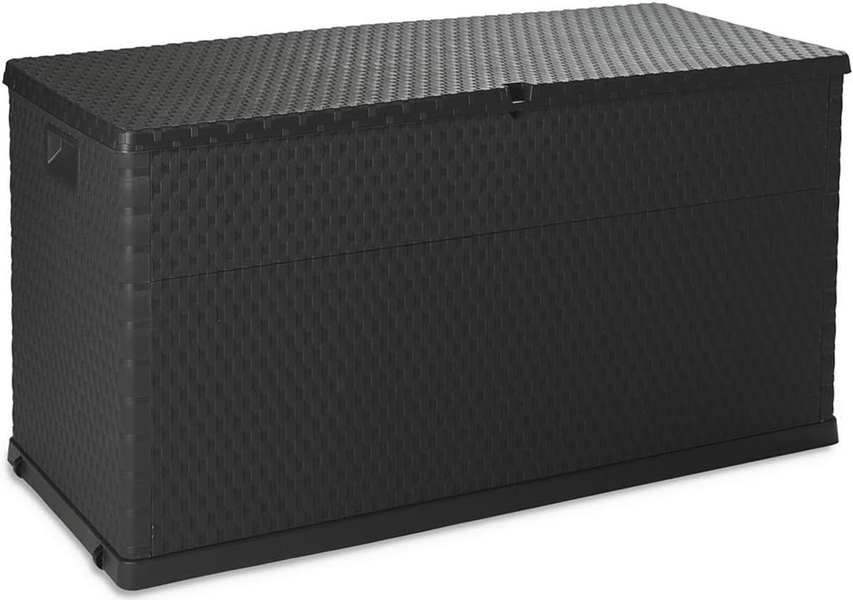 grote opbergbox voor buiten met rotan look 420 liter