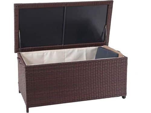 Grote Polyrotan Kussenbox voor Buiten - 170 Liter Opslag