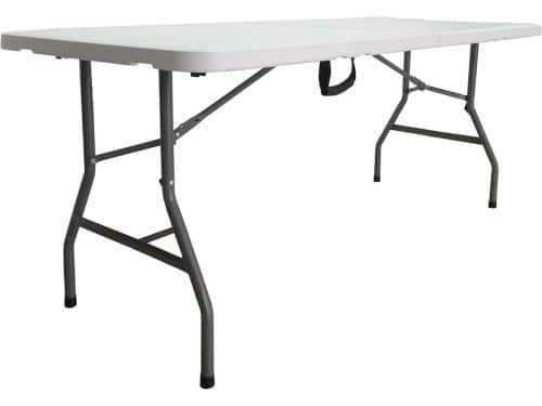Grote Rechthoekige Klaptafel 183x76 cm - Inklapbaar en Stevig voor