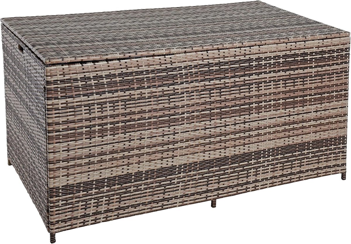 grote tuin opbergbox polyrattan luchtdicht kussenbox 870 liter