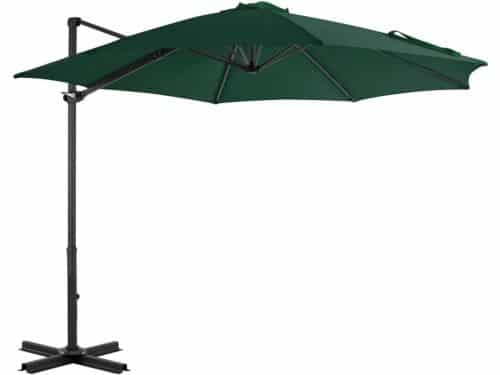 Grote Tuinparasol 300x238 cm Zweefparasol Groen Aluminium
