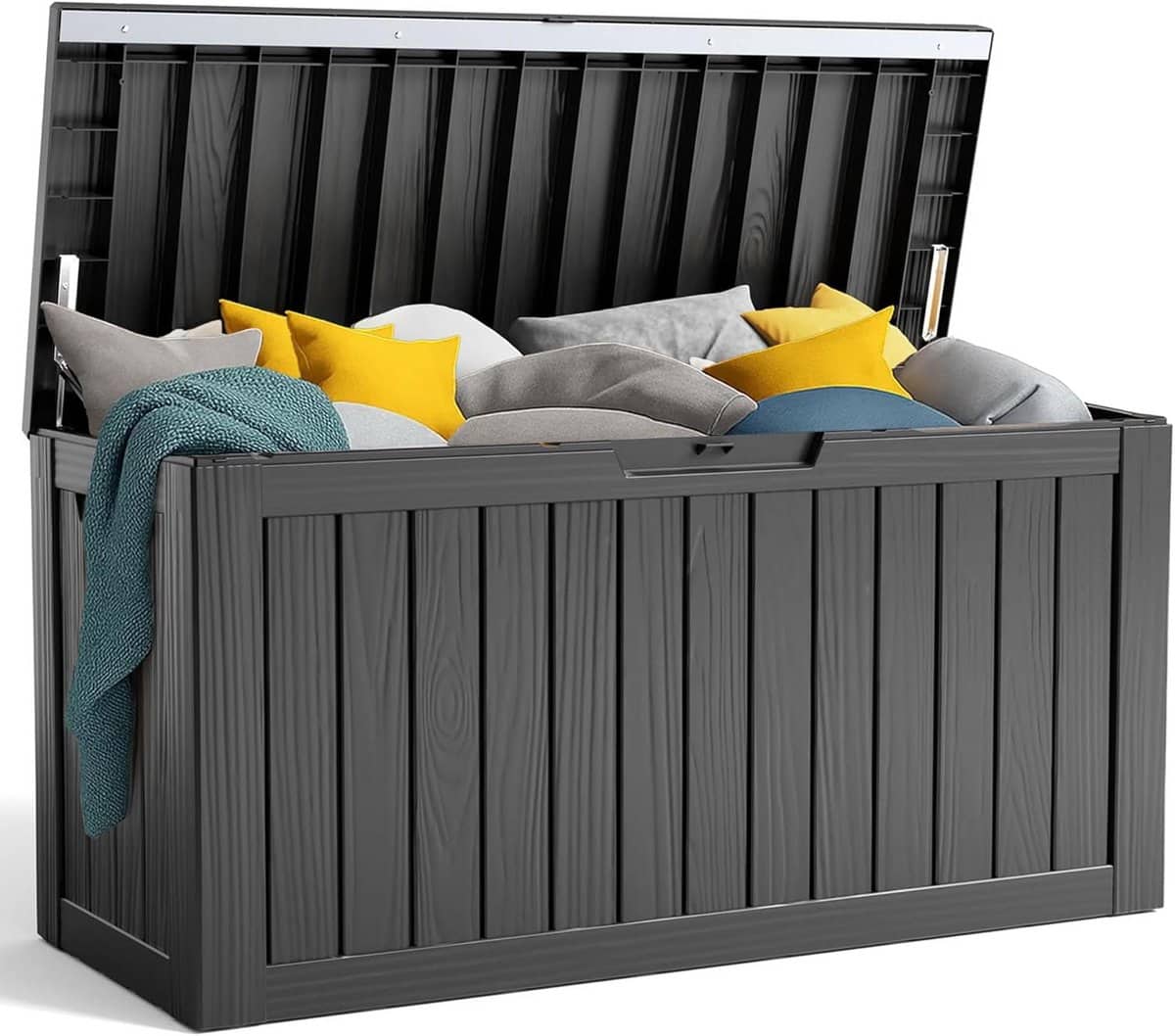 grote waterdichte opbergbox voor buiten, 300 liter patio opslag voor