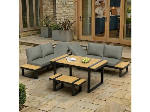 Gutent Dining Loungesets - Hoek Set - Verzinkt Staal