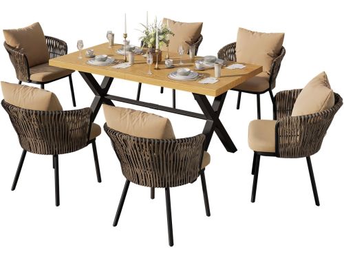 Gutent Dining Loungesets - Loungeset - Ratten - Ijzer Gestel
