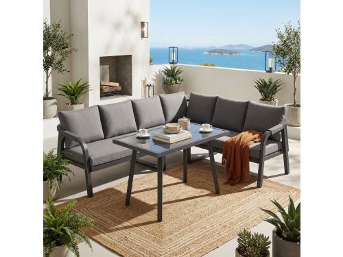 Gutent Dining Loungesets - Tot 6 Personen - Gevlochten Armleuningen