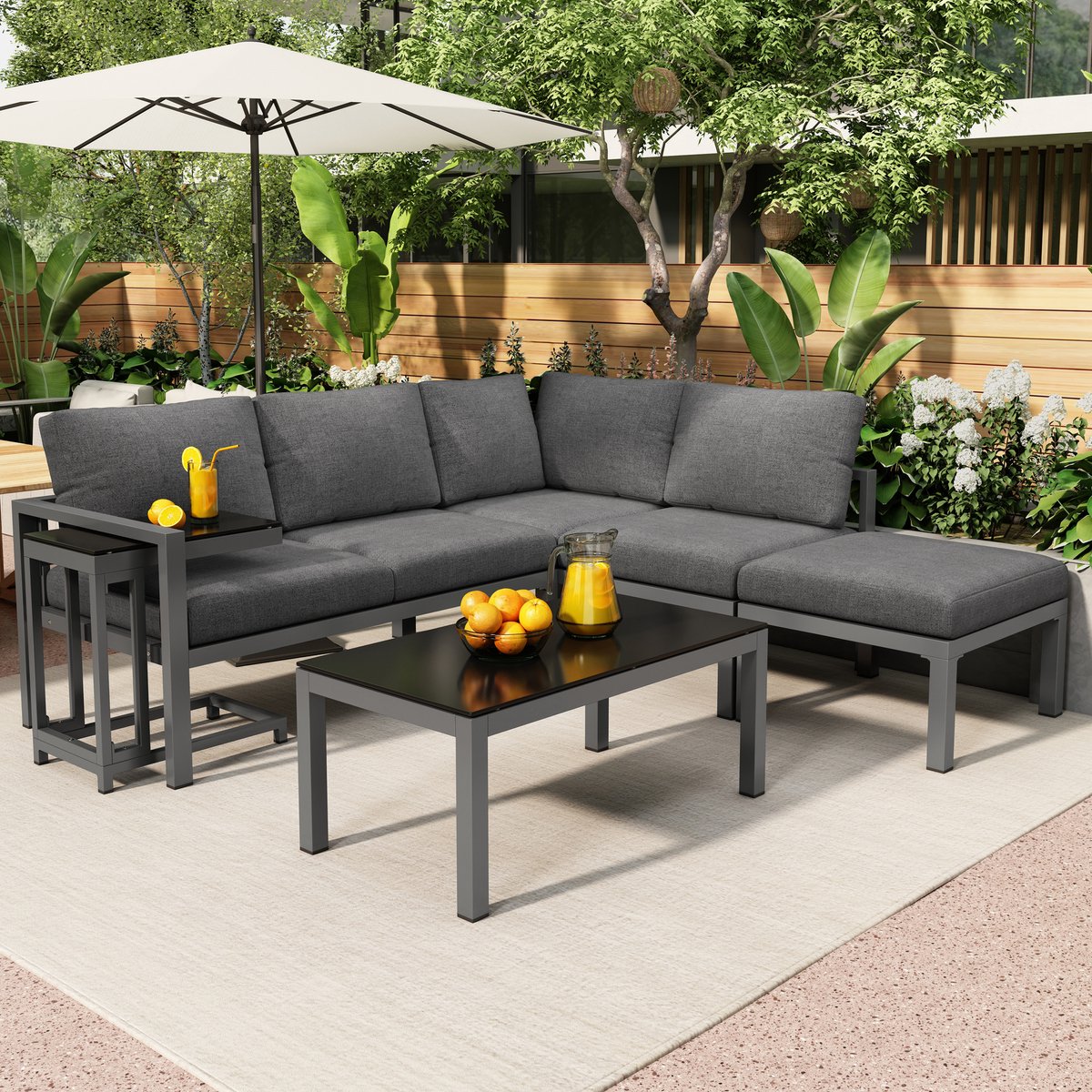 gutent hoek loungesets 4 5 personen incl salontafel
