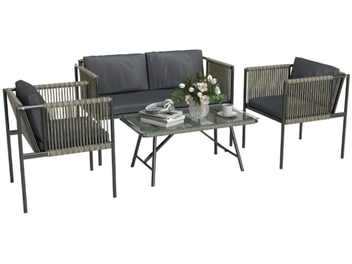Gutent Loungesets - 4 Delig - 1 Bank - 2