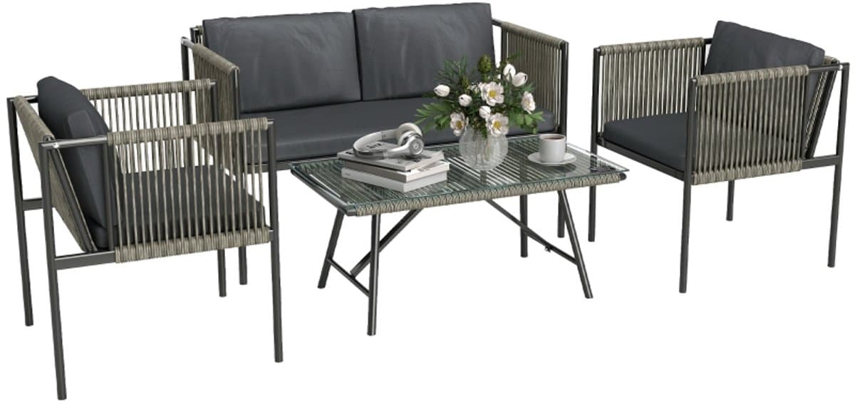 gutent loungesets 4 delig 1 bank 2