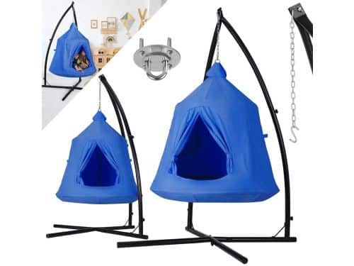 Hangstoel - Hangstoel Met Standaard - Tuinstoel - Schommelstoel