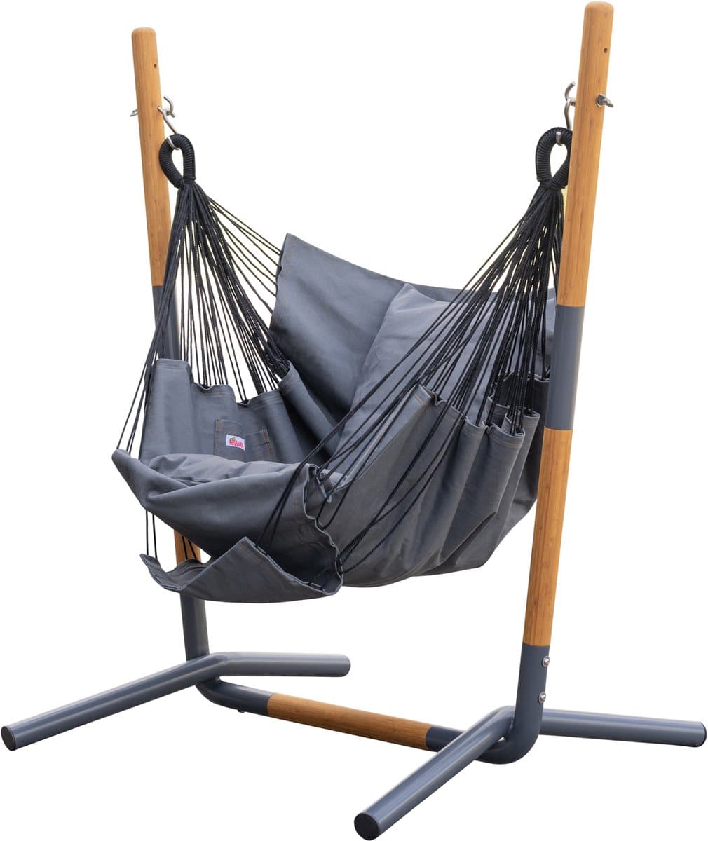 hangstoel lounger blue jeans de luxe van hoge kwaliteit denim