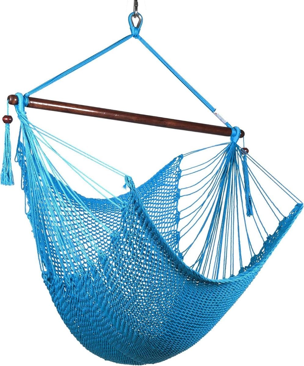 hangstoel met voetensteun schommelstoel relaxstoel ontspannen buiten