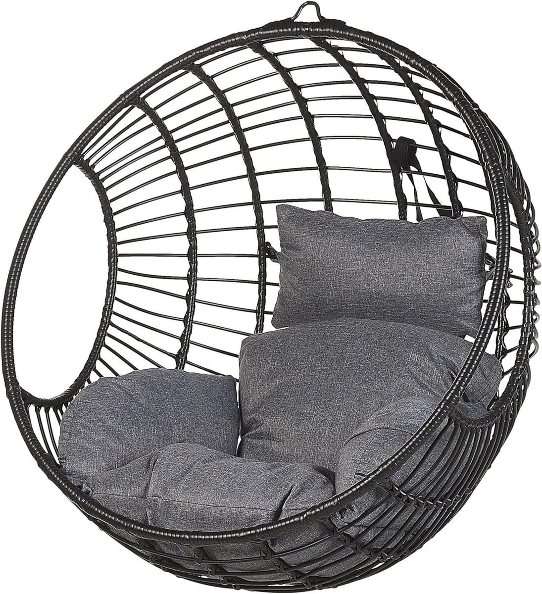 hangstoel rotan ronde schommelstoel binnen buiten inclusief