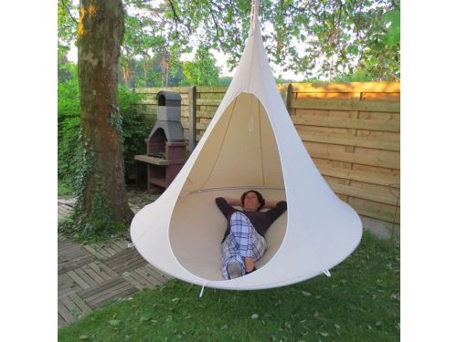 Hangstoel - Schommelstoel - Hanggordijn - Relaxstoel - Ademend Oxford-Stof