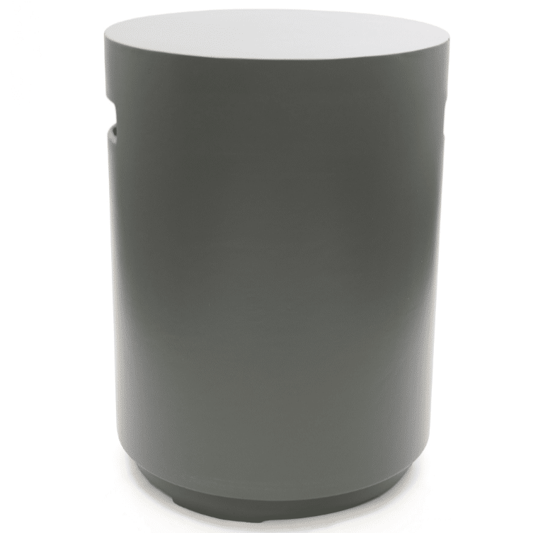 happy cocooning enclosure gasfles cover rond 40xh55 cm smokey anthracite