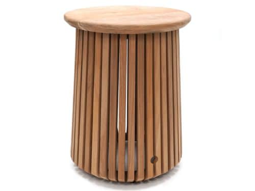 Happy Cocooning Enclosure Lagune gasfles cover rond 40xH55 cm teak