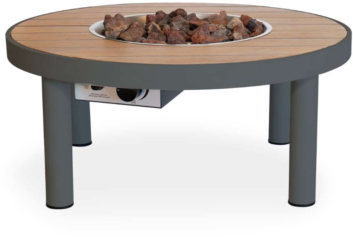 happy cocooning riviera 80 ronde vuurtafel op gas